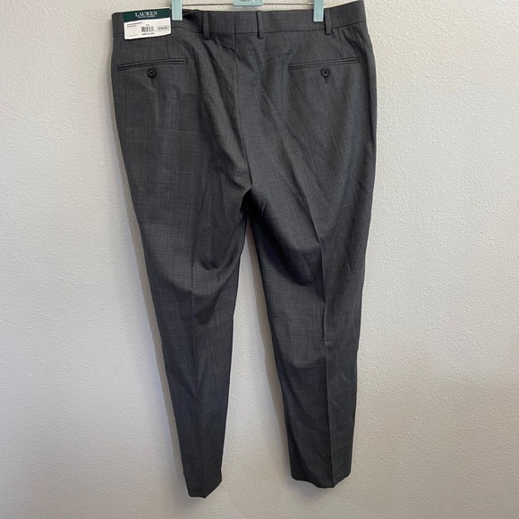 Lauren Ralph Lauren Men's 100% Wool Dress Pants Edgewood Gray 38x30(29) NEW READ - Picture 6 of 7